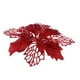 thumbnail image 4 of 12 flores artificiales huecas de Pascua con purpurina para colgar en el árbol de Navidad (rojas), 4 of 6