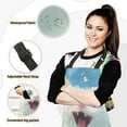 thumbnail image 2 of Cute Cat Flying in Sky 5 Pcs Kitchen Set Heat Resistant Oven Mitts and Non-Slip Pot Holders with Adjustable Cooking Apron, 2 of 6