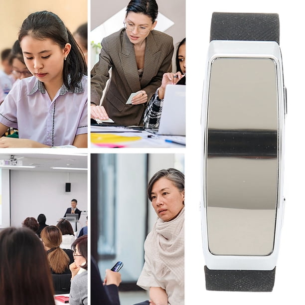 Reloj Grabador, Pulsera Activada Por Voz Con Reducción De Ruido HD Con Marca De Tiempo Precisa Y Batería De Larga Duración, Para Reuniones De Clase, Análisis Forense Legal