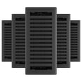 thumbnail image 3 of Imperial RG3439 4 x 10-Inch Montezuma Decorative Floor Register, 5-Pack, Black Iron, 3 of 5