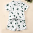 thumbnail image 2 of NOLDARES Baby Boy Summer Casual Clothes Short Sleeve Graphic T-Shirt Shorts 2pc Outfit Blazer,2-3 Y, 2 of 6