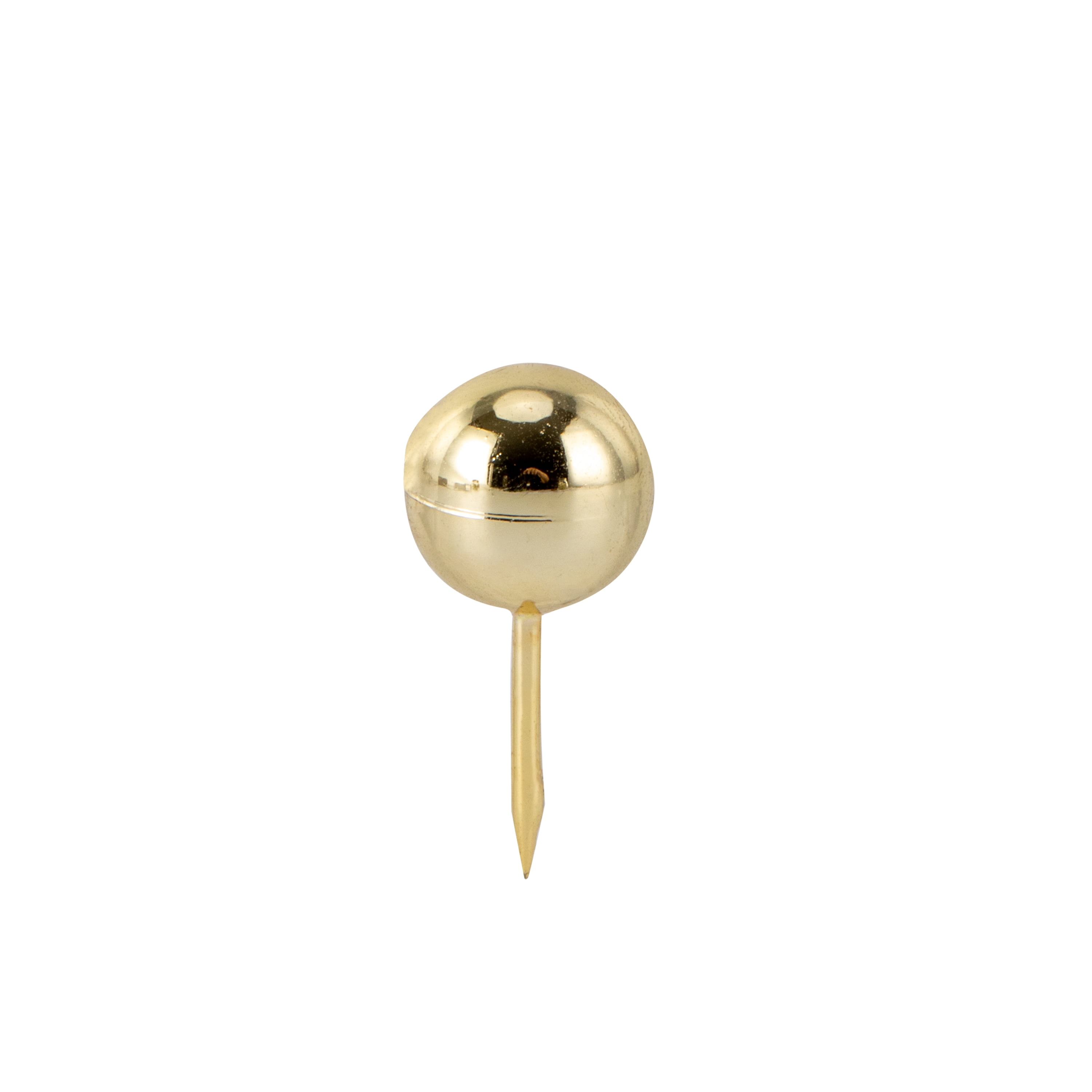 Pen+Gear Gold Push Pins, 2.55x 2.55 x 2.75inch, Gold Color,100 Count