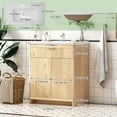 thumbnail image 2 of Teousev 31.5" Single-Sink Bathroom Vanity in Oak with 2 Doors, 2 of 10