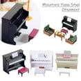 thumbnail image 2 of QHUDLV Mini Grand Piano,1:12 Wooden Doll Furniture,Pretend Play Decor, 2 of 4