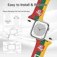 thumbnail image 4 of Lithuania Flag Watch Band For Apple Wristband Band For Iwatch Series Soft Silicone 38mm*40mm, 4 of 6