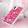 thumbnail image 4 of Glitter Liquid Case for Nothing Phone 1 for Gi     Women, Bling Quicksand Clear Soft TPU Cover Shiny Sparkle Luxury Floating Protective Case for Nothing Phone 1      Rose Red, 4 of 14