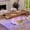 Oak Brown & White, variant on CBBPET 55" Dining Table for 4 to 6 People, Farmhouse Wood Dinner Table with Drawers & Led Lights for Kitchen, Dining Room & Living Room (Oak Brown & White)