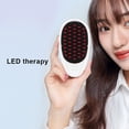thumbnail image 3 of DPTALR Peigne Électrique pour Cuir Chevelu, Massage par Vibration avec LED Rouge/bleu pour Hommes et Femmes pour Quotidien, Pile Requise 2AA (Non Incluse), 3 of 7
