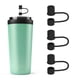 thumbnail image 1 of Uxcell Tapas de pajita de silicona de 0.4 pulgadas/10mm, cubiertas de pajita reutilizables a prueba de polvo para botellas de agua de 30-40 oz (3Pcs, Negro), 1 of 5