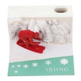 thumbnail image 1 of CXYYY Notes Adhésives 3D Ski Papier Sculpté Notes Adhésives 3D Bloc-Notes 3D Décoration de Bureau, 1 of 5