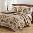 thumbnail image 4 of Global Trends Alta Reversible 100% Cotton Quilt Set with Decorative Pillows, 4-Piece Twin/XL, 4 of 4
