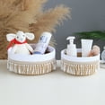 thumbnail image 5 of GadgetVLot Tassel Storage Basket Cosmetic Remote Control Entrance Sundries Cotton Thread Storage Box, 5 of 15