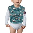thumbnail image 6 of Hirioo Modern Excavator for Baby Waterproof Pocket Bib Adjustable Closed for Babies Toddlers with Large Pocket 6-24Months, 6 of 8