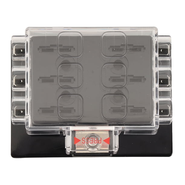 Caja de fusibles a prueba de agua, bloque de fusibles, caja de fusibles de cuchilla, portafusibles, resistente y resistente