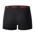 thumbnail image 4 of Lumtrix Mens Underwear Soft Breathable Boxers Briefs Wicking Breathable And Comfortable Underwear 5 Pack Black 2XL, 4 of 6