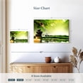 thumbnail image 4 of Elephant Stock Relaxing Garden Spa Wall Art - Horizontal Canvas Wall Art - Living Room Wall Decor - Wellness Canvas - Green And Beige Decor - 24" x 16", 4 of 8
