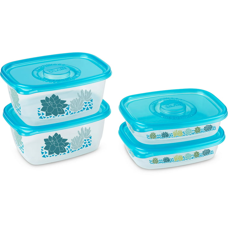 Glad Matchware Rectangular Containers & Lids - 4 ct