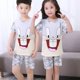 thumbnail image 3 of Pijamas de verano para niños, conjunto de Top, camisetas y pantalones cortos, a la moda, novedad, 3 of 4