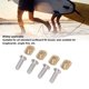 thumbnail image 4 of Juego De 4 Placas De Tornillo Para Tabla De Surf De Cobre, Placa De Tornillo De Caja De Aletas Resistente Al Agua De Mar Para Longboard, 4 of 7