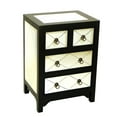 thumbnail image 1 of Wayborn Tanner Mirror 4 Drawer Accent Chest in Black, 1 of 2