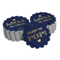 thumbnail image 1 of Inkdotpot 50 Pack Ready To Pop Baby Shower Favor Paper Tags Craft Real Gold Foil Hang Tags, 1 of 6