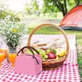 thumbnail image 7 of Eqslft Portable Lunch Box, Cooler Insulated Lunch Box For Travel Work Picnic College School Adult Large Capacity Lunch Bags, Green Stripe, 7 of 7