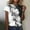 Multicolor, variant on Blczomt Crew Neck Trendy Tops for Women 2025 Short Sleeve Graphic Tee Casual Summer T Shirts for Women