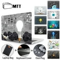 thumbnail image 2 of MTT Laptop Case For Macbook Pro 13 14 15 16 Retina With Touch Bar ID Light Bulb Cover For Macbook Air M2 13.6 M1 13 inch Funda MB03 M1 M2 Pro 13 A2338, 2 of 6