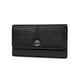 thumbnail image 1 of Organizador tipo cartera Timberland de piel RFID negra para mujer, 1 of 5