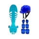 thumbnail image 1 of Patineta Waveboard Esqueletón 3 Ruedas Azul Con Casco LAVIGA Protecciones Plástico Alta Resistencia, 1 of 5