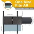 thumbnail image 5 of FLLIK Upgraded Polarized Sun Visor Extender for Car | Zipper Slider & Side Shade for Max Coverage | Anti-Glare, No Distortion PC Lens, UV400 Protection | Stable & Easy Install, 5 of 9