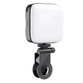 thumbnail image 1 of Mini LED Fill Light Bi-Color Lighting Cold Shoe for Camera Camcorder Vlog Removable Clip-on Photography Light Black, 1 of 5