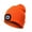 Orange, variant on Yirtree Unisex LED Lighted Beanie Hat, Rechargeable Adjustable Brightness Headlamp Winter LED Hat Light