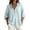 *Light Blue, variant on VBVC Women's Cotton Linen Button Down Shirt, Ladies' Long Sleeve Collared Blouse, Casual Work Vacation Tops For Women, Gray , S-3XL