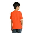 thumbnail image 2 of Port & Co Teen Unisex Regular Plain Short Sleeves T-Shirt Safety Orange X-Large, 2 of 6