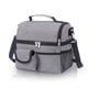 thumbnail image 3 of Bolsa de transporte de alimentos reutilizable Aislamiento térmico Refrigerador de doble capa Saco Capacidad de gran capacidad Organizador de asas Casa Outdoor Grey Sweethay HA010463-01, 3 of 6