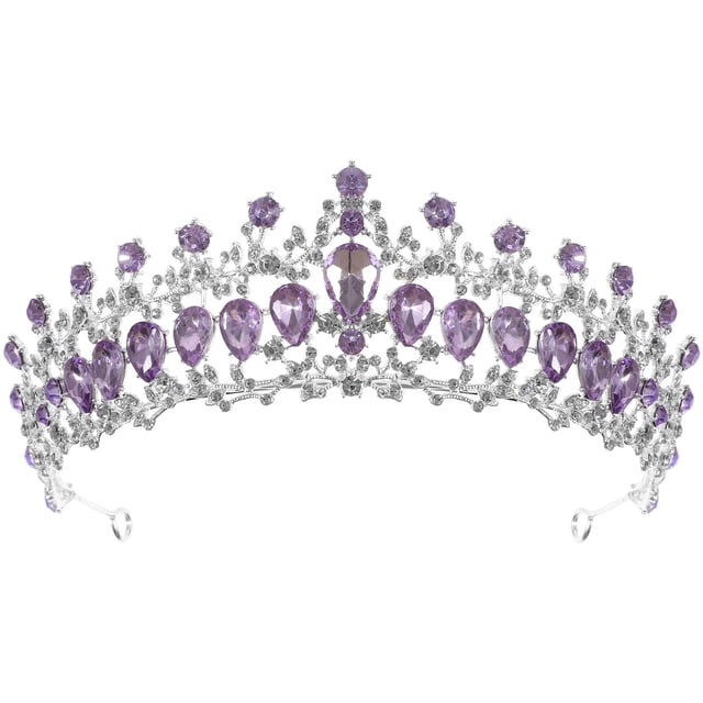 Miangastore Rhinestone Crown Zinc Alloy Bridal Style 1Pcs 6.3X6.3X2.0In