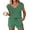 Dark Green, variant on Ekouaer Womens Lounge Set Short Sleeve Pajamas Pjs Summer Outfits 2 Piece Tops and Shorts