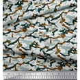 thumbnail image 3 of Soimoi Modal Satin Fabric Two Tone With White Camouflage Printed Fabric 1 Yard 42 Inch Wide, 3 of 3