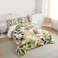 thumbnail image 3 of Castle Fairy Animal Owl Twin Comforter Sets,Tree Leaves Bedding Set, 3 of 8