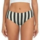 thumbnail image 1 of Fotbe Black And White Thick Stripes Calzones Estampados para Mujer – Ropa Interior de Algodón, Cómoda, Suave y Elástica-Large, 1 of 6
