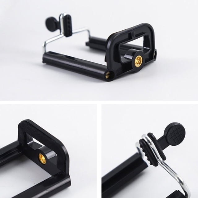 OUNONA Telescópico Soporte Para Móvil Negro Compacto Fácil De Transportar Y Compatible Con Smartphones