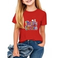 thumbnail image 2 of Lovskoo Happy Easter Eggs Shirts Boys Girls Bunny Tshirt Short Sleeve Cotton Tee Funny Rabbit Graphic Tshirts 11 Years Red, 2 of 4