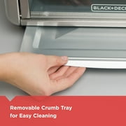 BLACK+DECKER Countertop Convection Toaster Oven, Stainless Steel, CTO6335S