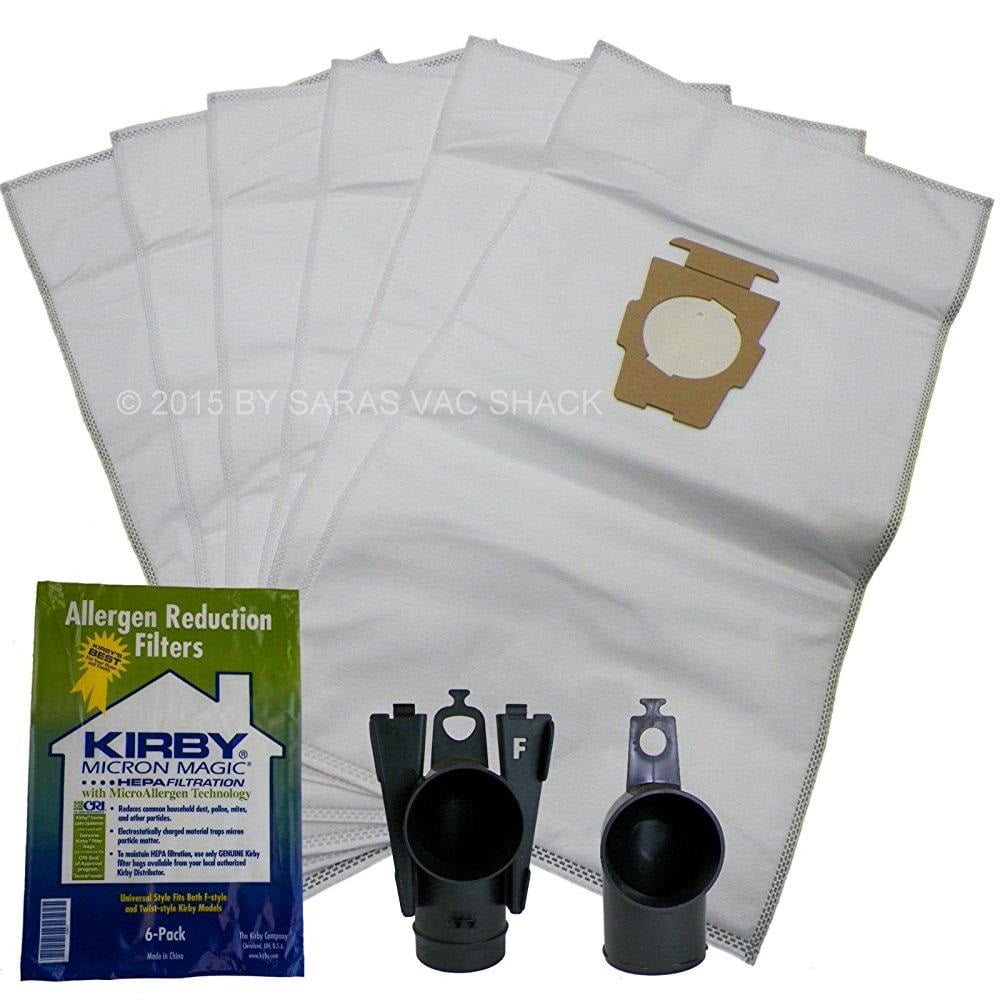 6 Kirby Vacuum Cleaner Bags Hepa Cloth Sentria II F Style Micron Magic