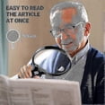 thumbnail image 1 of Extra Large Led Handheld Magnifying Glass With Light - 2x 4x 25x Lens Zoom Lightweight Shatterproof Magnifiers-LI, 1 of 4