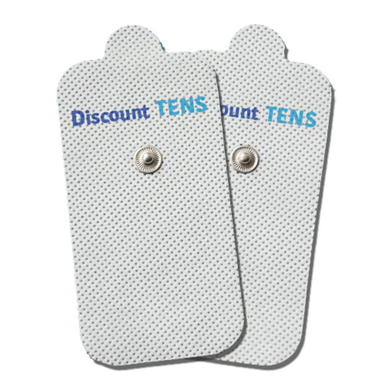 TENS Electrodes - Small 1.57 x 1.18 Replacement Pads for TENS Units - 20  Pair of Snap TENS Unit Electrodes (Forty TENS Unit Pads) - Discount TENS  Brand 