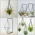thumbnail image 3 of WHAMVOX Flower Stand Swinging Rack Plant Shelf Indoor Retro Decor Black, 3 of 8