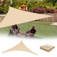 thumbnail image 2 of Sun Shade Triangle Sun Shade 95% Block Canopy for Patio Backyard Garden Outdoor Activities With Fixing Kit, 2 of 4