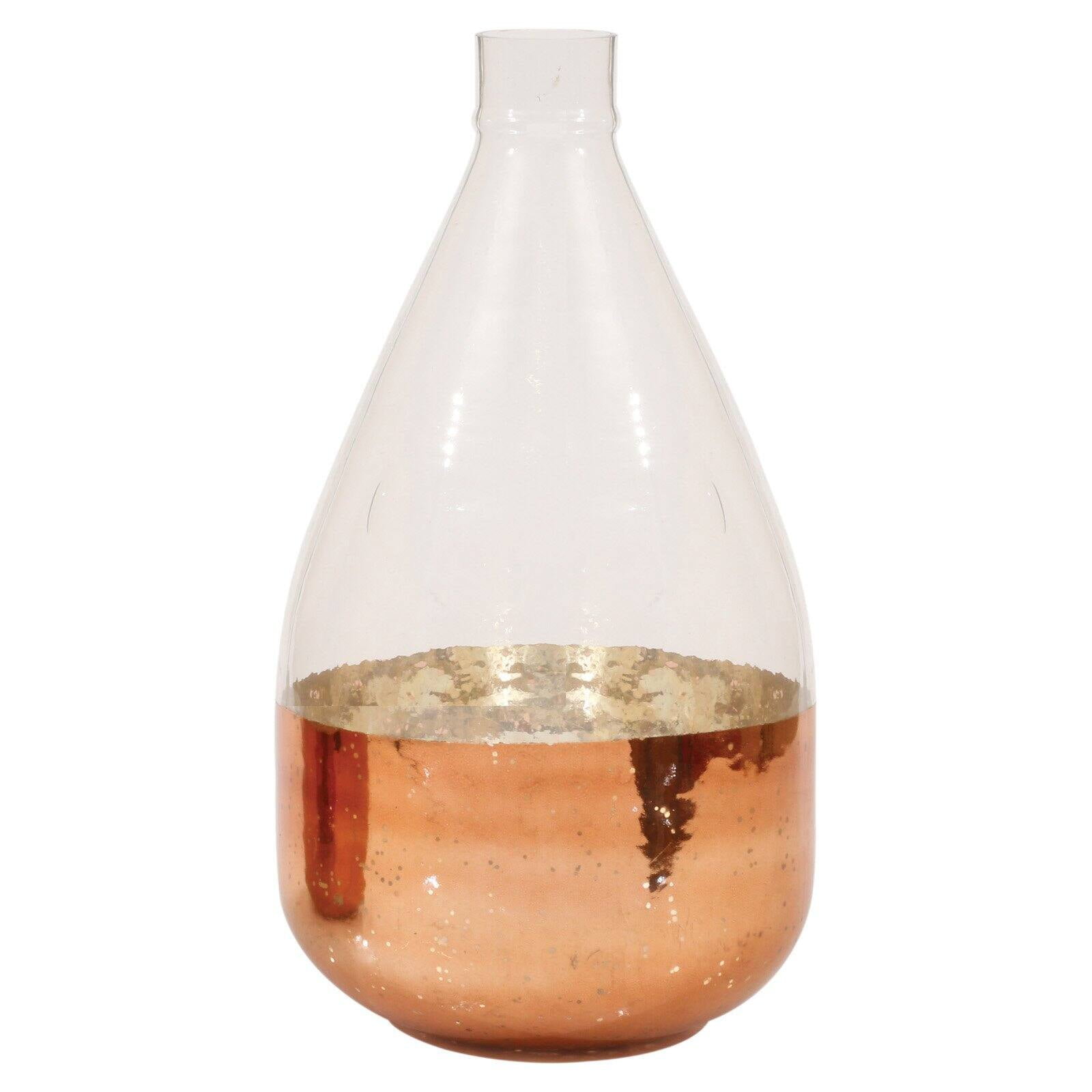 3R Studios Copper Bottom Glass Balloon Vase